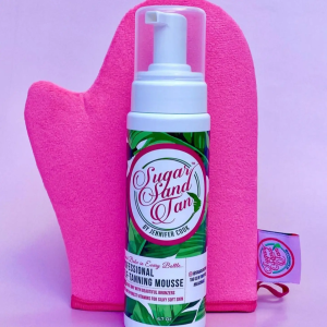 Sugar Sand Tan Self Tanning Mousse Kit + Exfoliating Glove